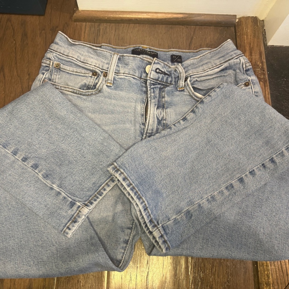 Lucky Brand Light Wash Denim Jeans athletic slim